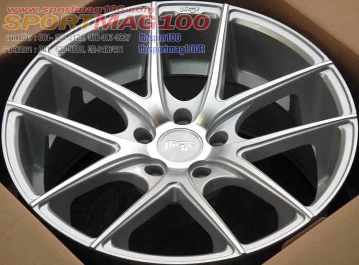 อุปกรณ์และชิ้นส่วนยานยนต์ Niche Max Usa Targa 5 รู 120 สำหรับ Series 3-5 F8.5 R9.5-19 นิ้ว(12550) ราคา 59,800 บาท*ส่งฟรี