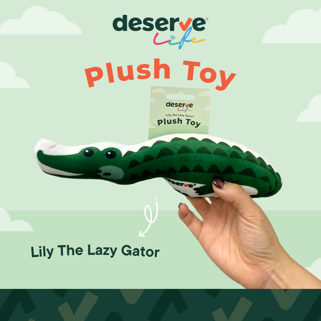 Deserve plush soft cozy pet toy Lazy Gator ราคา 350 บาท*ส่งฟรี