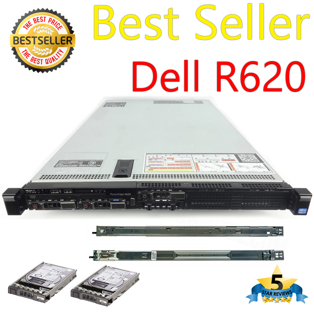 ขาย Server Dell R620 CPU E5-2620x2 HDD SAS600GBx2 SSD500GBx1 RAM32GB RAID H710 PSU Dual Powerx2 รับประกัน 1 ปี !!! ราคา 25,400 บาท*ส่งฟรี