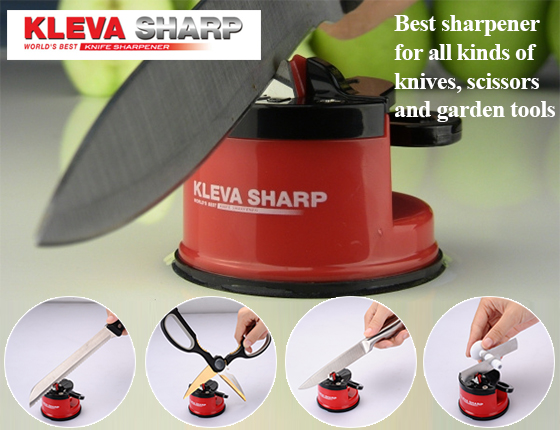 Kleva Sharp, World's Best Knife Sharpener By The Green Garden