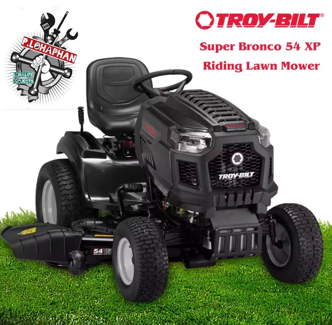 รถตัดหญ้านั่งขับ TROY-BILT รุ่น Super Bronco XP54+ ขนาด 54 นิ้ว 24 แรงม้า (Made in USA) + (สตาร์ทไฟฟ้า) #ซื้อที่เรารับประกันศูนย์ 1 ปีเต็ม ราคา 199,000 บาท*ส่งฟรี