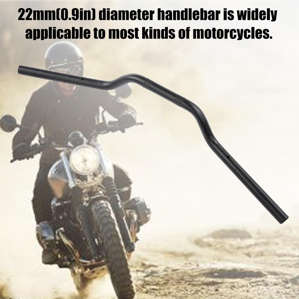 【ราคาถูกคุณภาพดี】Tracker 22mm Replacement Drag Bar Steel Motorcycle Handlebar