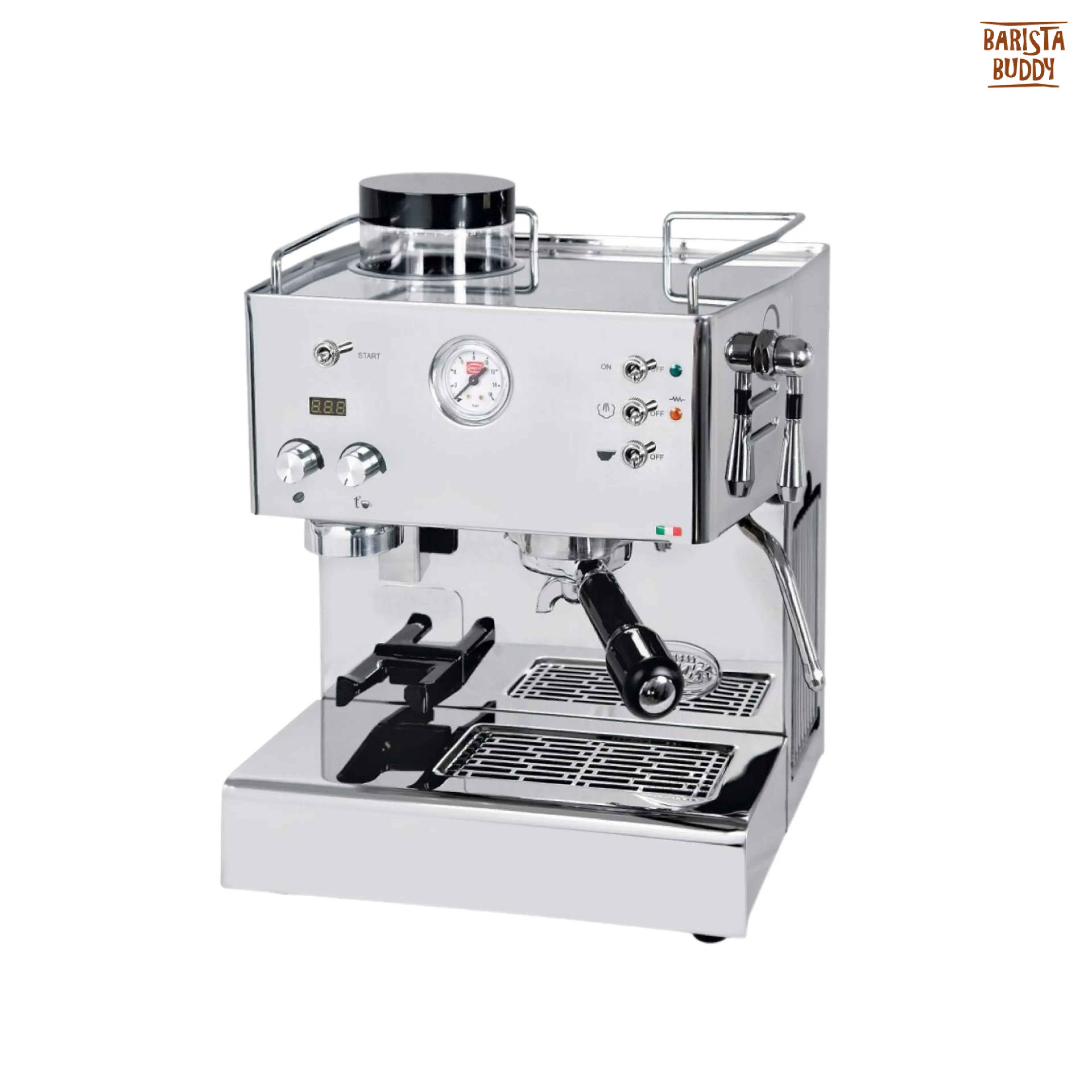 [1 Year Warranty] Quick Mill Coffee Maker Model Pegaso Pid with Flow Control from Italy.