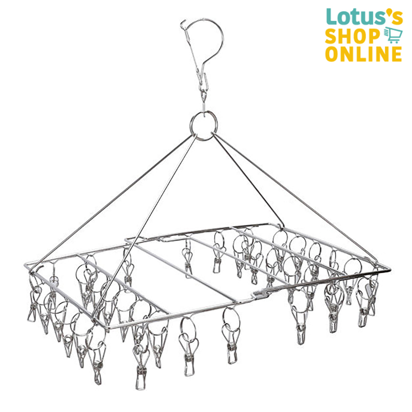 PP STAINLESS STEEL FOLDABLE CLIP 36 PCS. ราคา 199 บาท*ส่งฟรี