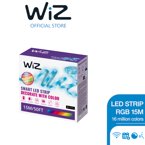 WiZ RGB LED strip 15m Type-C GM ราคา 1,609 บาท*ส่งฟรี