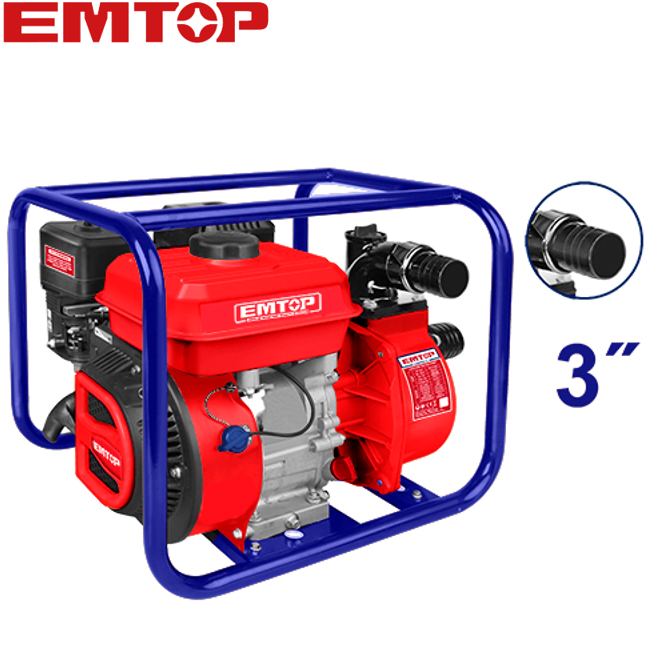 EMTOP ปั๊มน้ำ เจ้าอันดับ1 เครื่องยนต์เบนซิน Gasoline water pump (มีขนาด 2 3 นิ้ว ให้เลือก) รุ่น EGWP5012 EGWP8012 ราคา 4,900 บาท*ส่งฟรี