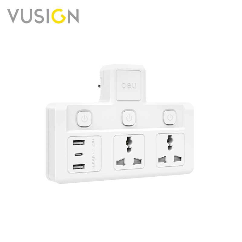 Vusign Power Plug, Fastcharge Converter Plug, Power Capacity 10A 2500W, Universal Adapter. Can Withstand Heat up to 750 Degrees. Universal Adapter.