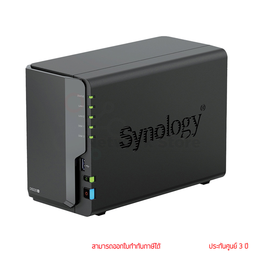 Synology DS225+ DiskStation 2-Bay อุปกรณ์จัดเก็บข้อมูลเครือข่าย by thenetwork ราคา 15,439 บาท*ส่งฟรี