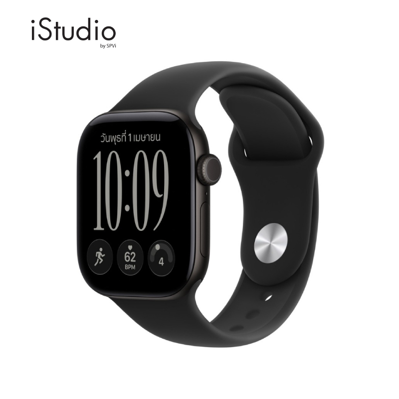 สมาร์ทวอทช์ นาฬิกาอัจฉริยะ Apple Watch Series 12 Gps ตัวเรือนอะลูมิเนียม สายแบบ Sport Band I Istudio โดย Spvi ราคา 15,290 บาท*ส่งฟรี