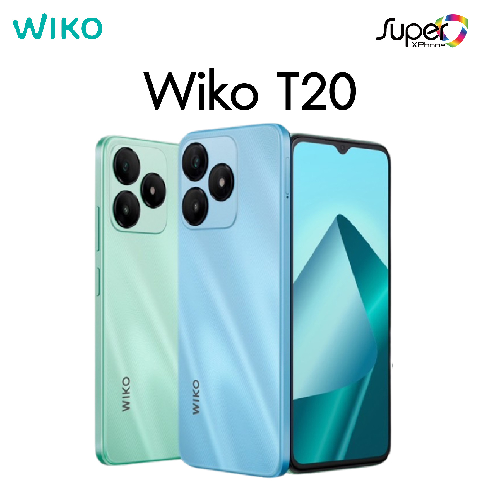 WIKO T20 (4+128GB) ความละเอียด HD+ ราคา 2,388 บาท*ส่งฟรี
