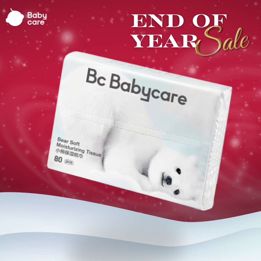 Babycare Bear Soft Moisturizing Tissue ทิชชู่เนื้อละเอียดให้ความชุ่มชื้นสำหรับเด็ก 40 แผ่น/ห่อ (1หิ้ว 10 ห่อ) ราคา 290 บาท*ส่งฟรี