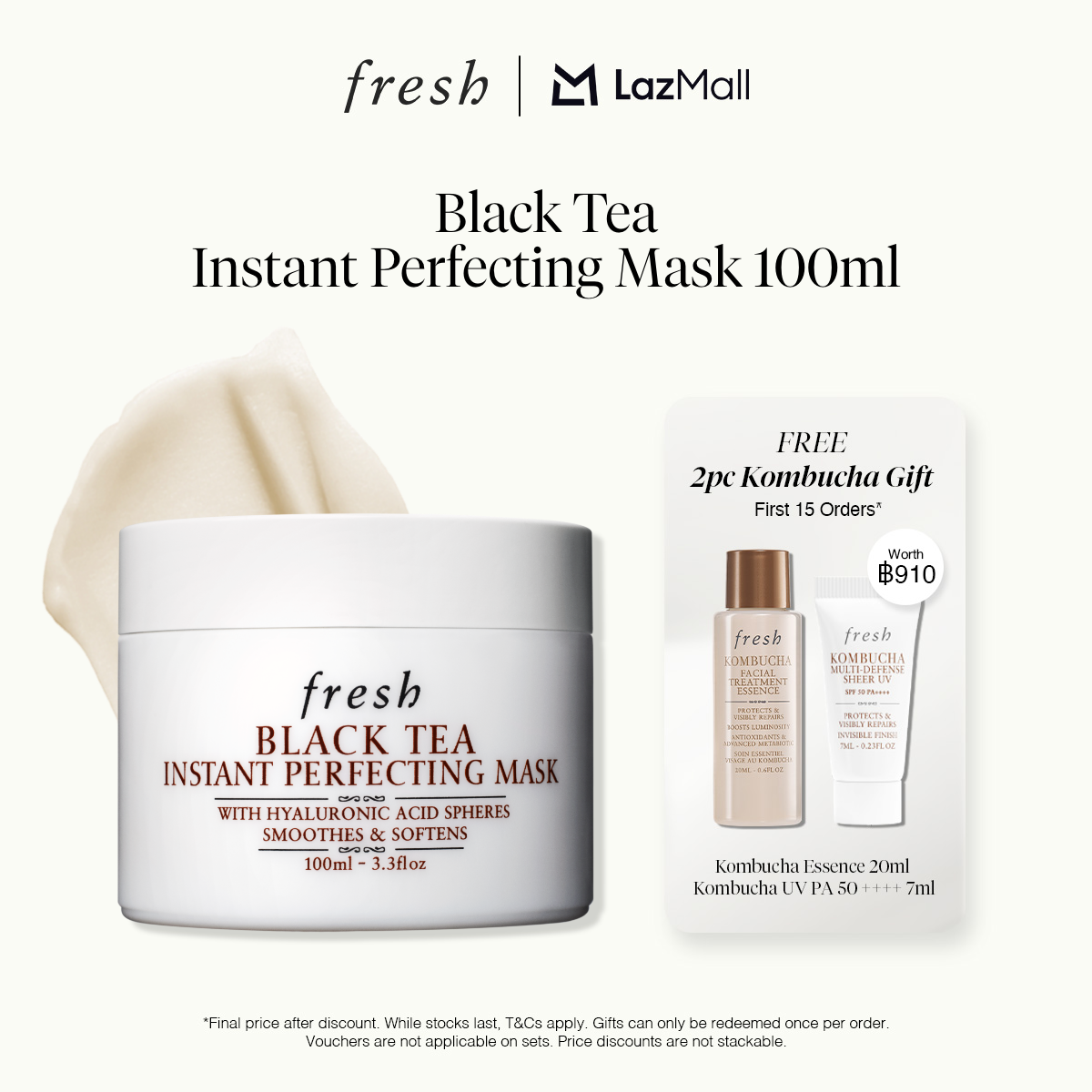 Black Tea Instant Perfecting Mask 100ml ราคา 4,200 บาท*ส่งฟรี