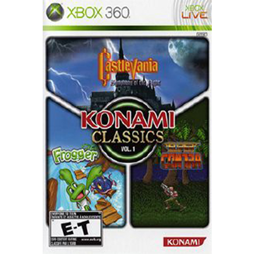 Konami Classics Volume 1 xbox360 แผ่นเกมXbox360 แผ่นไรท์ เล่นได้กับเครื่องที่แปลงระบบแล้ว ราคา 120 บาท*ส่งฟรี
