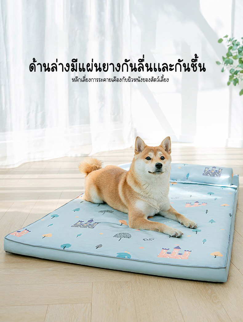Cool gel sleeping pad, reduce pet temperature, sleep at ease, reduce pet stress very well. ราคา 876 บาท*ส่งฟรี