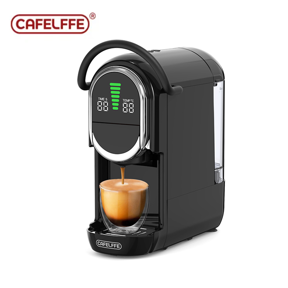 Cafelffe 19BAR Capsule Coffee Machine 600ml BPA Free Water Tank Suitable Nespresso&Dolce Gusto&Coffee Powder coffee machine full automatic ราคา 2,231 บาท*ส่งฟรี