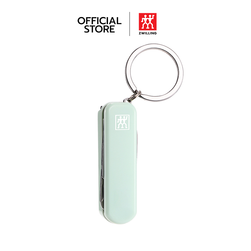 ZWILLING มีดพับเอนกประสงค์สเตนเลสสตีล สีเขียวมิ้นต์ 60 มม. N42450116 ราคา 1,445 บาท*ส่งฟรี