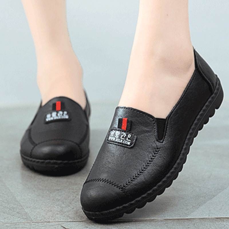 รองเท้าคัทชูผญ รองเท้าสลิปออน รองเท้าผู้หญิง รองเท้าผ้าใบ สไตล์เกาหลี แฟชั่นใหม่ ใส่ได้ทุกโอกาส [มีบริการเก็บเงินปลายทาง] 20070411