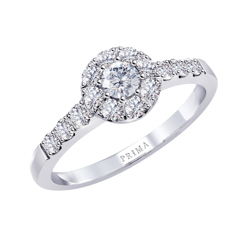 Prima Cluster Diamond Ring 105R2729-02 ราคา 55,500 บาท*ส่งฟรี
