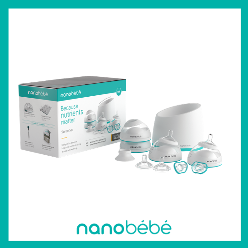 nanobebe Starter Set - นาโนเบเบ้ชุดสุดคุ้มสำหรับคุณแม่แรกคลอด/ให้นมแม่ Best for Baby Shower Gift ราคา 2,890 บาท*ส่งฟรี