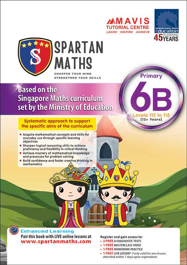 หนังสือส่งเสริมการเรียนรู้ พัฒนาตนเอง หนังสือและเครื่องดนตรี SINGAPORE ASIA PUBLISHERS Sap_Complementary Mathematics for Primary Education ปีที่ 1 Spartan Maths Primary 1B (ระดับ 11 ถึง 20) ราคา 655 บาท*ส่งฟรี