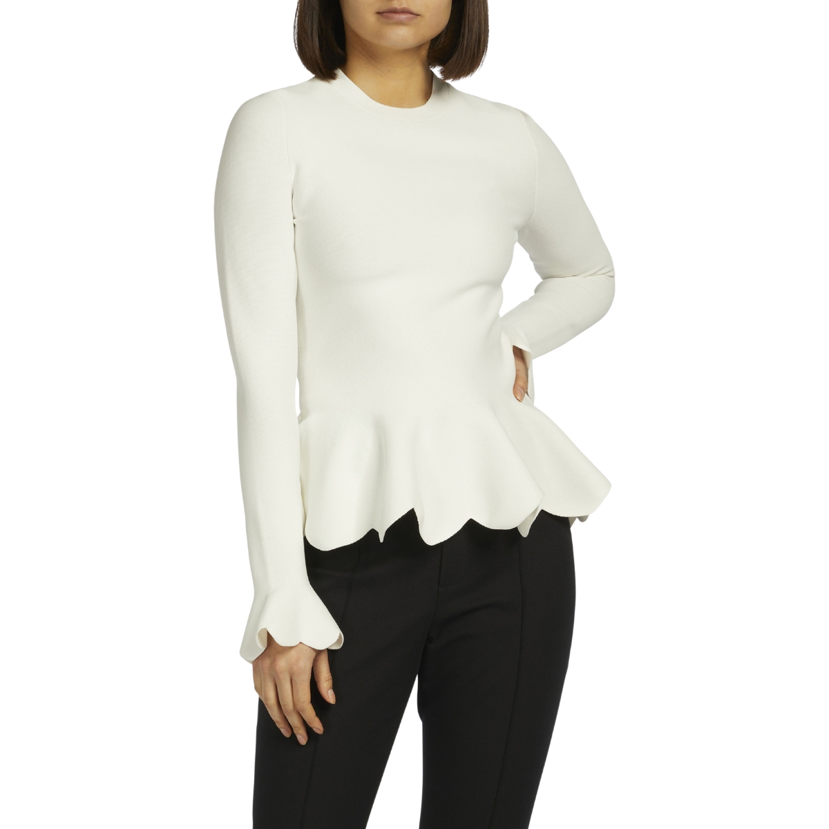 [Speical voucher 15%] Ted Baker Women's Lillyyy Fitted Top With Peplum ราคา 3,259 บาท*ส่งฟรี