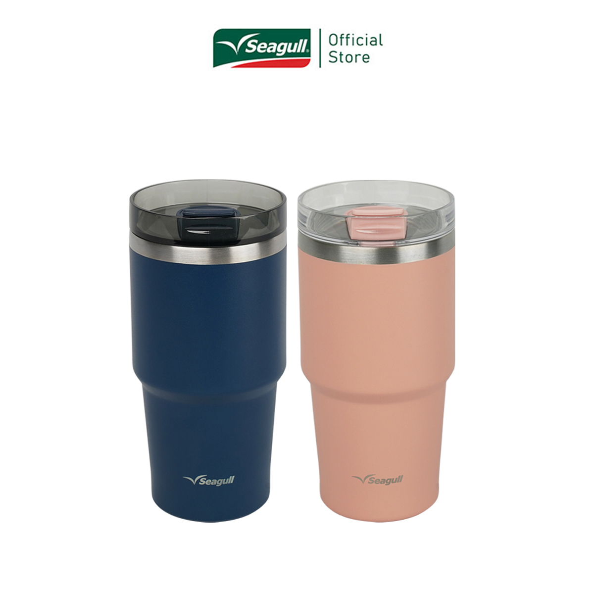 Seagull แก้วน้ำสุญญากาศ เรดดี้ 0.6 ลิตร เลือกได้ 2 สี สีน้ำเงินเข้ม และสีชมพู ราคา 269 บาท*ส่งฟรี