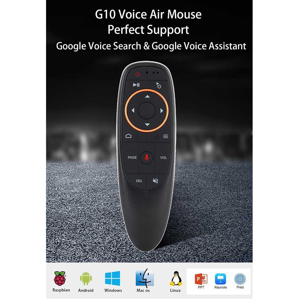 เกี่ยวกับสินค้า -จัดส่งฟรี- G10S รีโมท Air Mouse G10S (มี Gyro) เมาส์ไร้สาย 2.4G Wireless Air Mouse + Voice Search