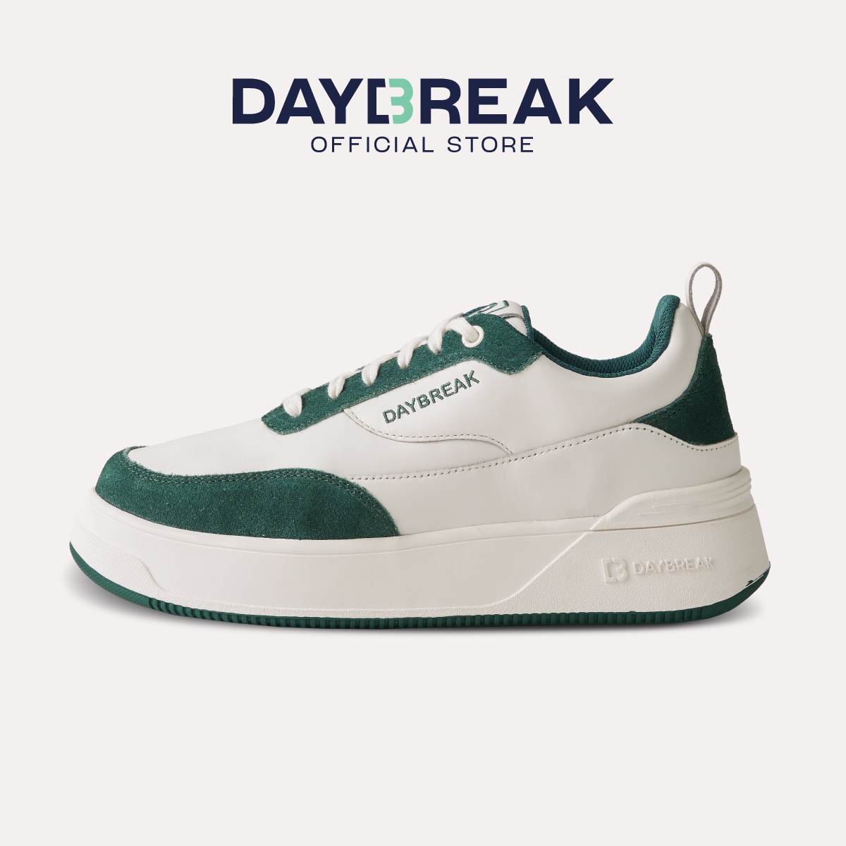 [Easy E-Receipt] DAYBREAK T-City Platform One สี Hunter Green รองเท้าผ้าใบ หนังแท้ ผู้ชาย ผู้หญิง ราคา 3,145 บาท*ส่งฟรี