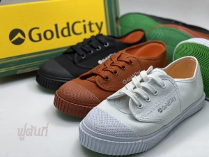 ภาพหน้าปกสินค้ารองเท้าผ้าใบนักเรียน Gold City โกลด์ซิตี้ 205S ไซส์ใหญ่พิเศษ ไซส์ 25-50 ของเเท้ พร้อมส่ง ที่เกี่ยวข้อง