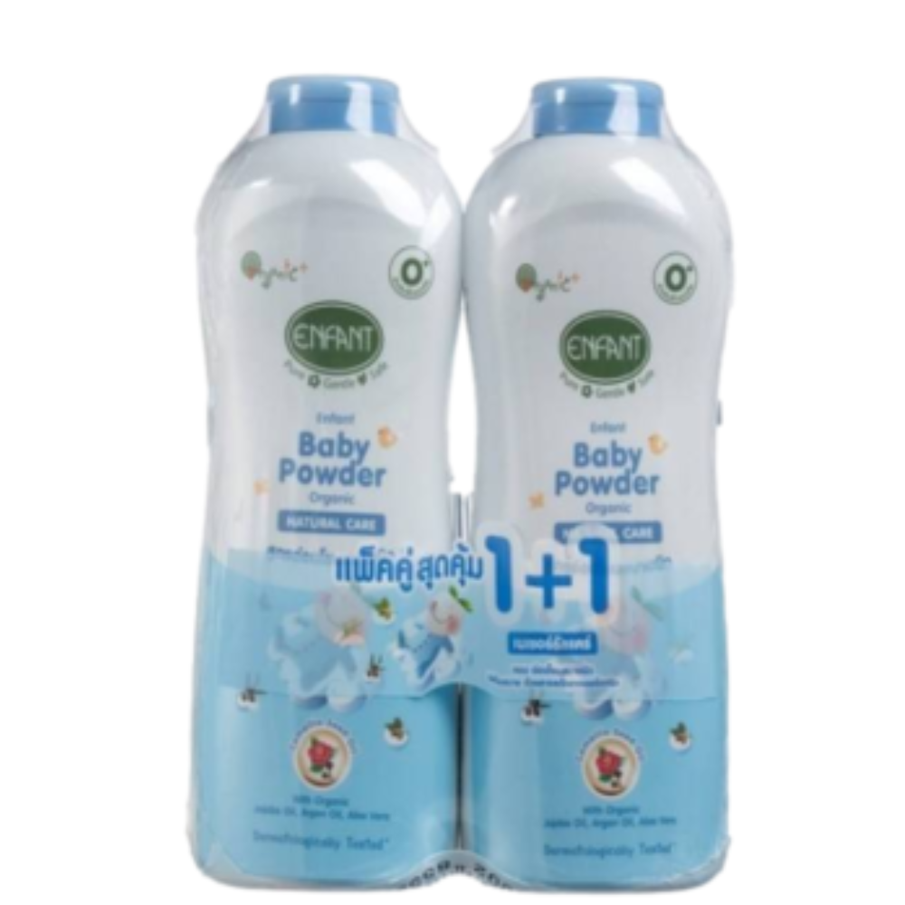 (1แถม1) Enfant Baby Powder 350g. อองฟองต์ เบบี้ พาว์เดอร์ 350กรัม.