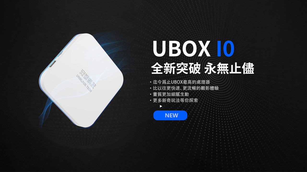 Unblock UBOX 10 Pro Max Tech Gen 10 4G 64G *安博盒子第十代 泰國