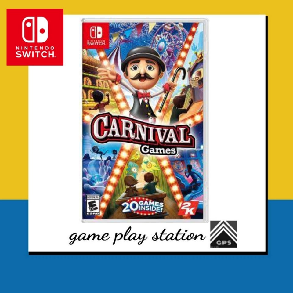 nintendo switch carnival games ( english zone 1 ) ราคา 990 บาท*ส่งฟรี