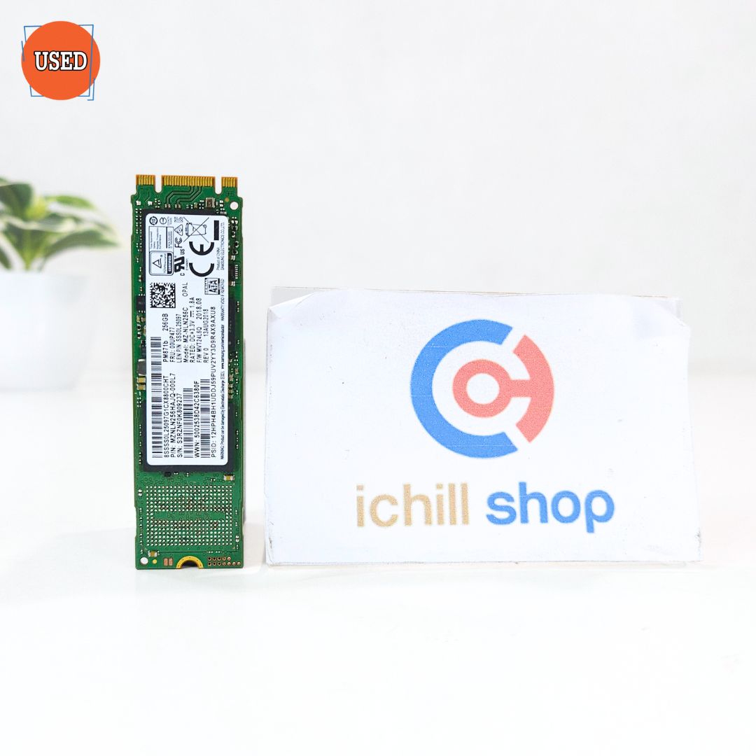 SSD (เอสเอสดี) SAMSUNG PM871B 256GB SATA M.2 2280 P13886 ราคา 400 บาท*ส่งฟรี