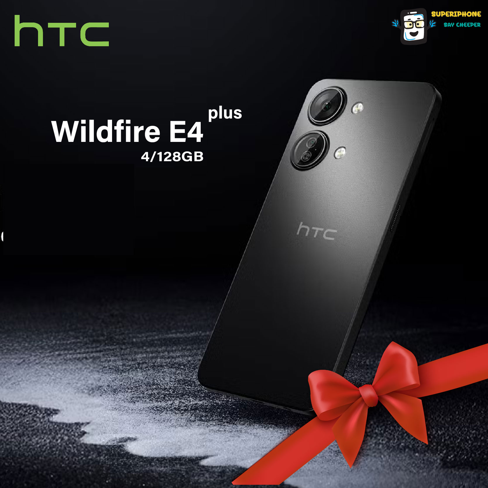 Htc Wildfire E4 Plus (4/128Gb) Is a Great Value Mobile Phone. Screen 6.745 L Battery 5000Mah ราคา 3,524 บาท*ส่งฟรี