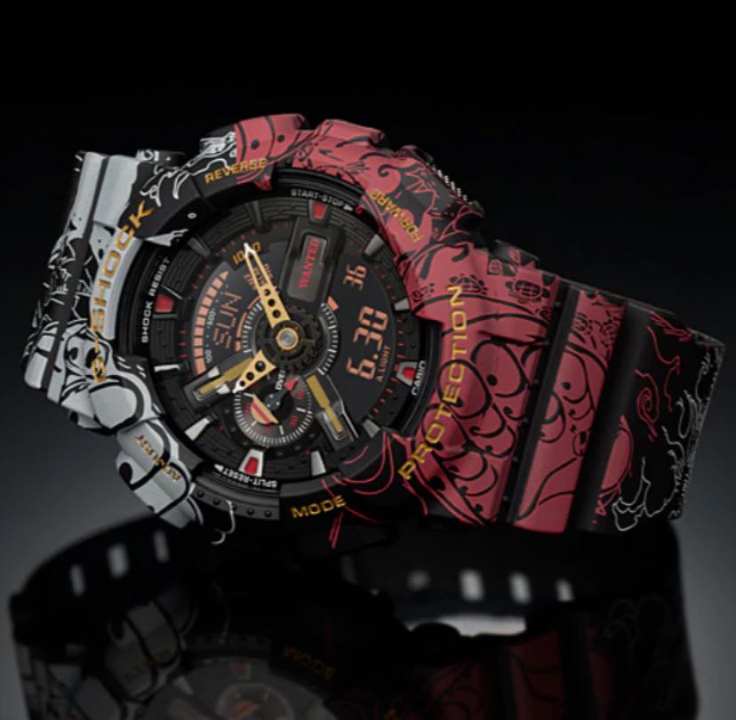 ลองดูภาพสินค้า CASIO G-SHOCK นาฬิกาข้อมือผู้ชาย รุ่นGA-110JOP-1A4PR รูปแบบ ONE PIECE หน้าปัด 40mm พร้อมกล่อง