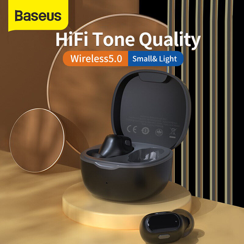 Baseus Official Store หูฟังบลูทูธ หูฟังไร้สาย WM-01 หูฟัง tws บลูทูธ 5.0