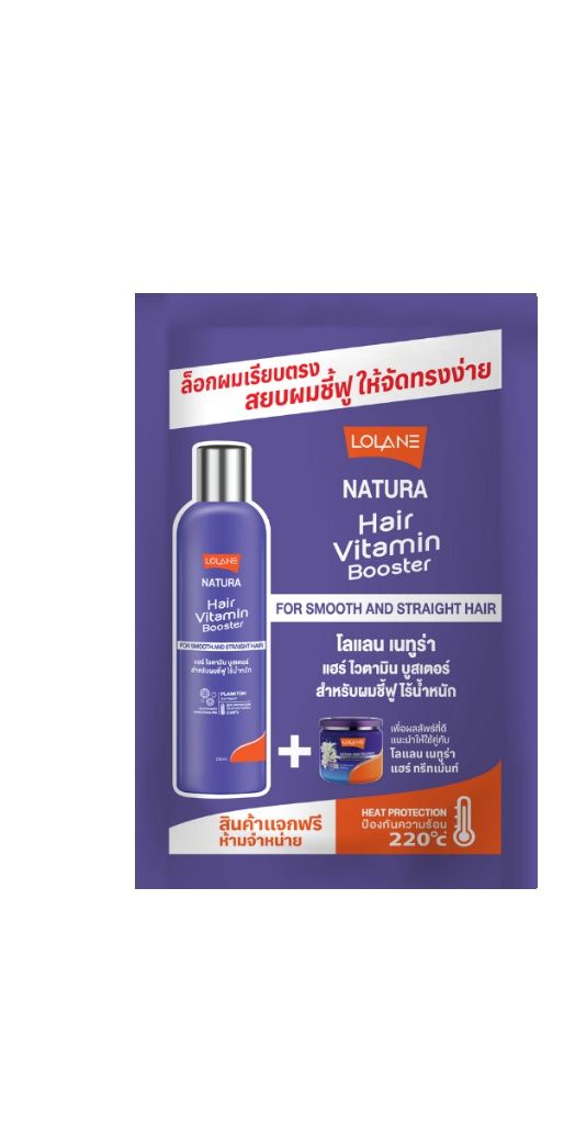ผลิตภัณฑ์ความงามและการดูแลผิว Lolane (Free gift) ไวตามิน บูสเตอร์ ผมตรง ขนาด 15 มล. 1 ชิ้น