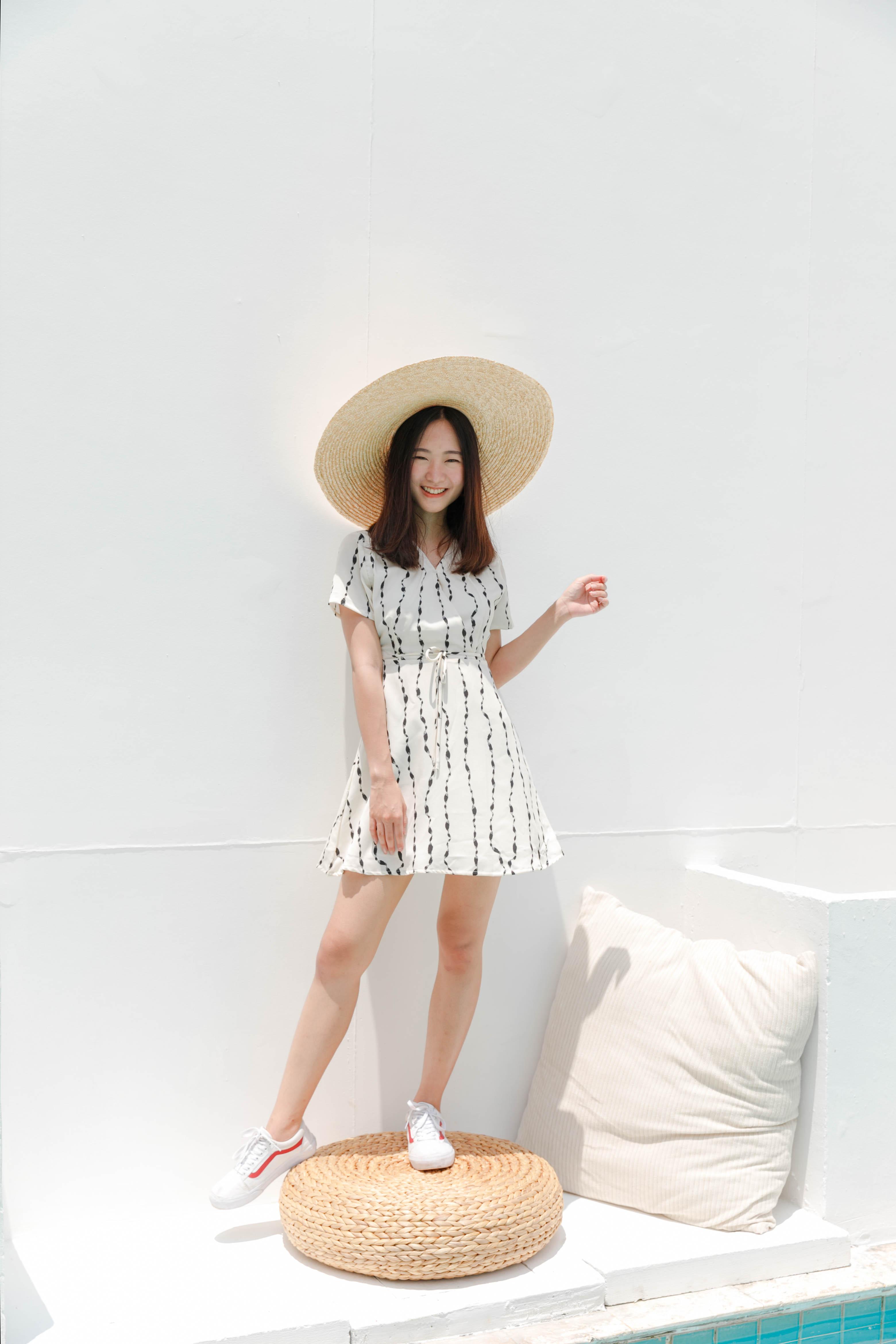 minim เดรสสั้น mini dress 01 Mona dress