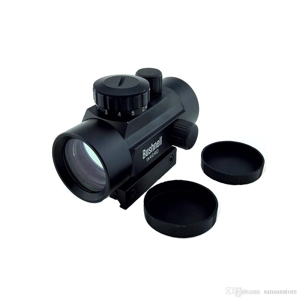 1x40RD 11/20mm Mounts Tactical Green/Red Dot Sight Scopes Riflescope Hunting aim Rifle Scope Optical Sight For Air Riflex Sight