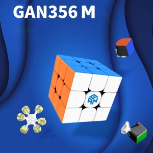 สินค้า Magic Cube GAN 356M 356RS Smooth 3x3 Magnetic Cube P Toy ลูกบิด รูบิคผึกสมอง ทรงลูกบาศก์ ฝึกสมอง เพิ่มไอคิว ลื่น ทน rs3m น้ํายารูบิค gan น้ํายารูบิคหล่อลื่น