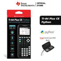 Texas Instruments เครื่องคิดเลขกราฟิค รุ่น TI-84 plus CE Python Edition [ฟรีเคสกันกระแทก]