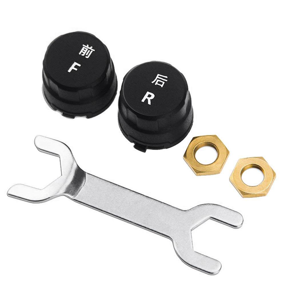 Motorcycle tire pressure monitor external mobile phone Bluetooth wireless app high precision locomotive detection general alarm-2 sensors