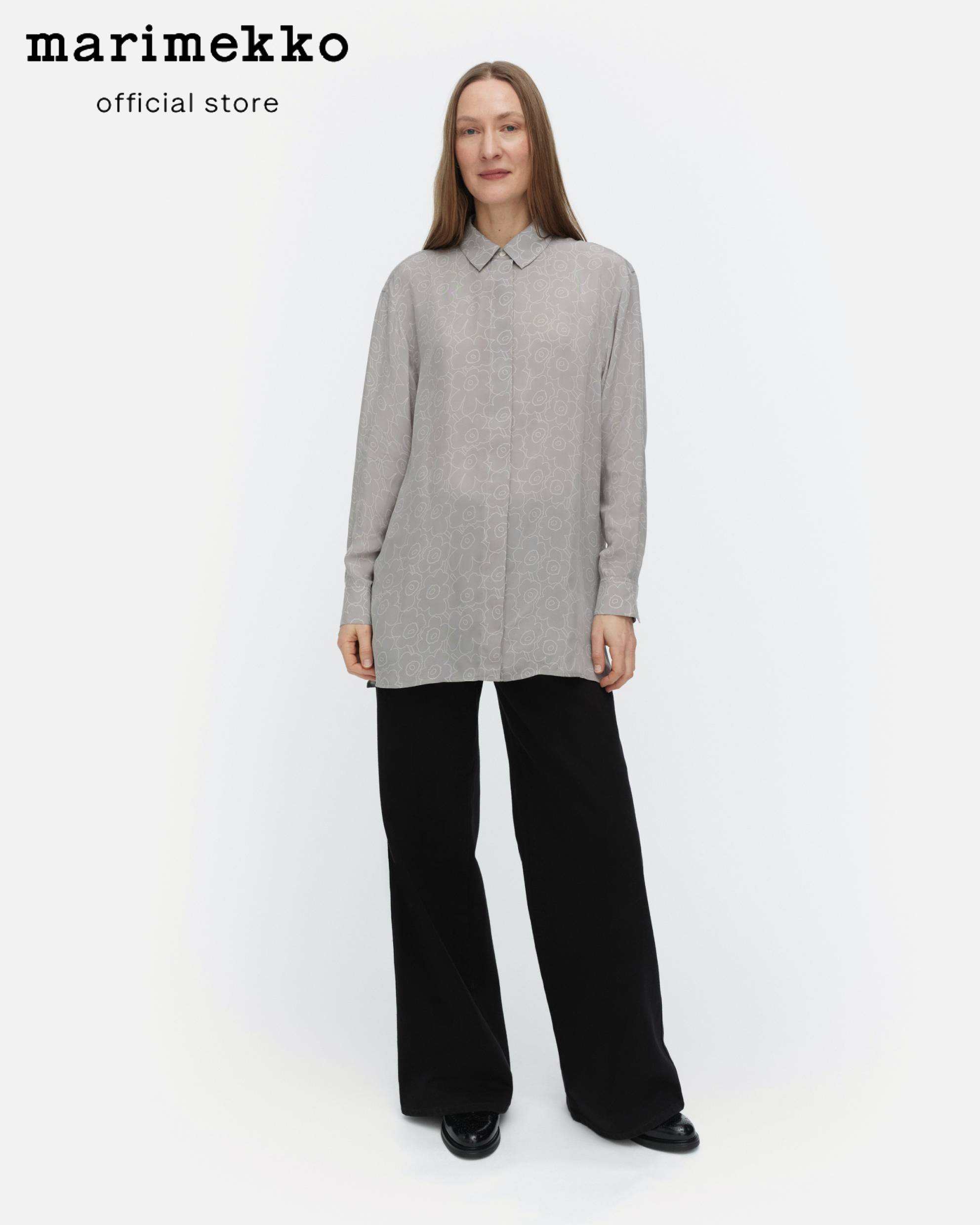 MARIMEKKO RUNSAS PIIRTO UNIKKO เสื้อเชิ้ต ราคา 6,750 บาท*ส่งฟรี