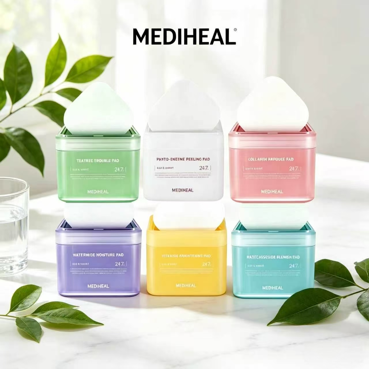 Mediheal Collagen Toning Pads 100 Sheets, Rich in Ceramide Complex, Concentrated Formula, Provides Nutrients That Deeply Nourish the Skin. Helps Maintain the Skin's Firmness and Flexibility. Takes Care of the Skin to Keep It in Good Condition and Produce ราคา 416 บาท*ส่งฟรี
