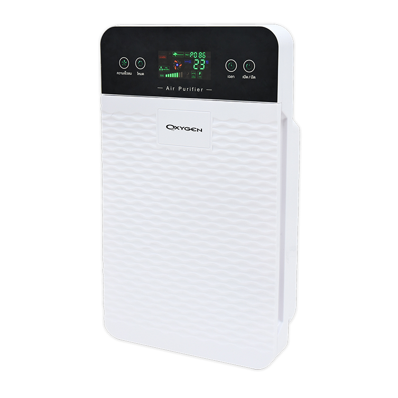 OXYGEN IM-003 เครื่องฟอกอากาศขนาด 30 ตรม. Air Purifier เครื่องกรองอากาศ
เครื่องกรองฝุ่น PM 2.5 (ลายคลื่น)