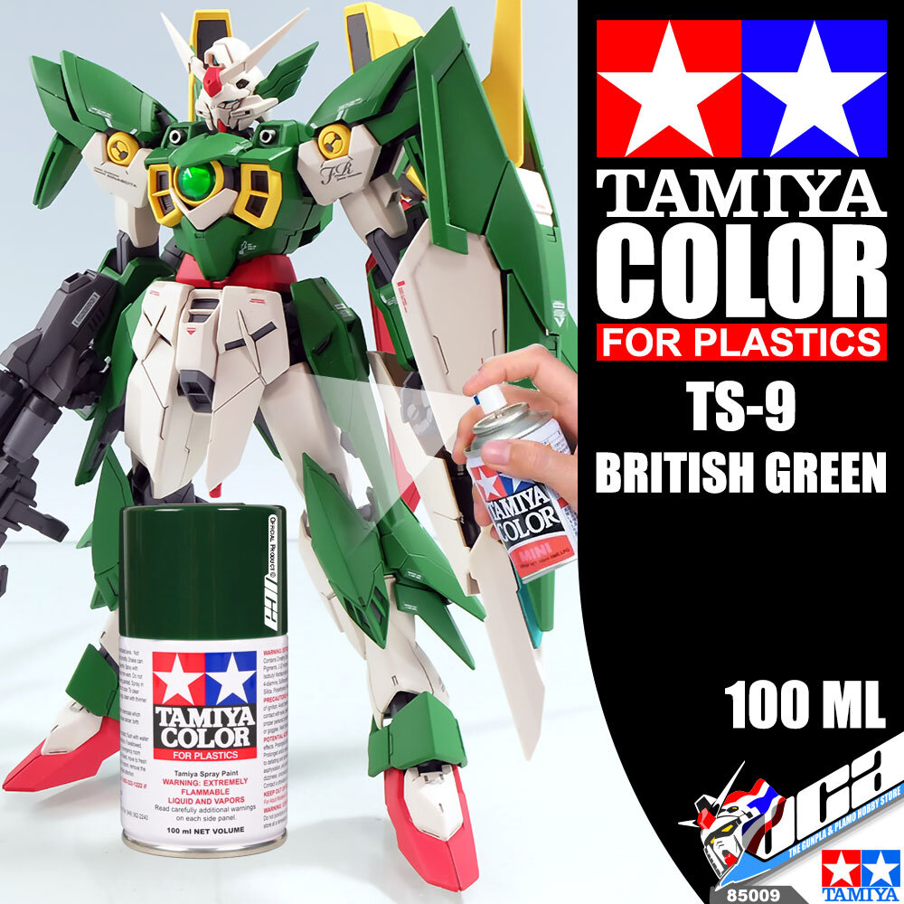 TAMIYA 85009 TS-9 BRITISH GREEN COLOR SPRAY PAINT CAN 100ML