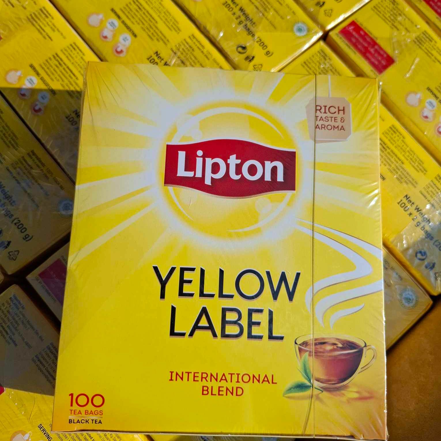 Lipton ชาลิปตันแบบซองจุ่ม กล่อง 100 ซอง × 2 กรัม ราคา 169 บาท*ส่งฟรี