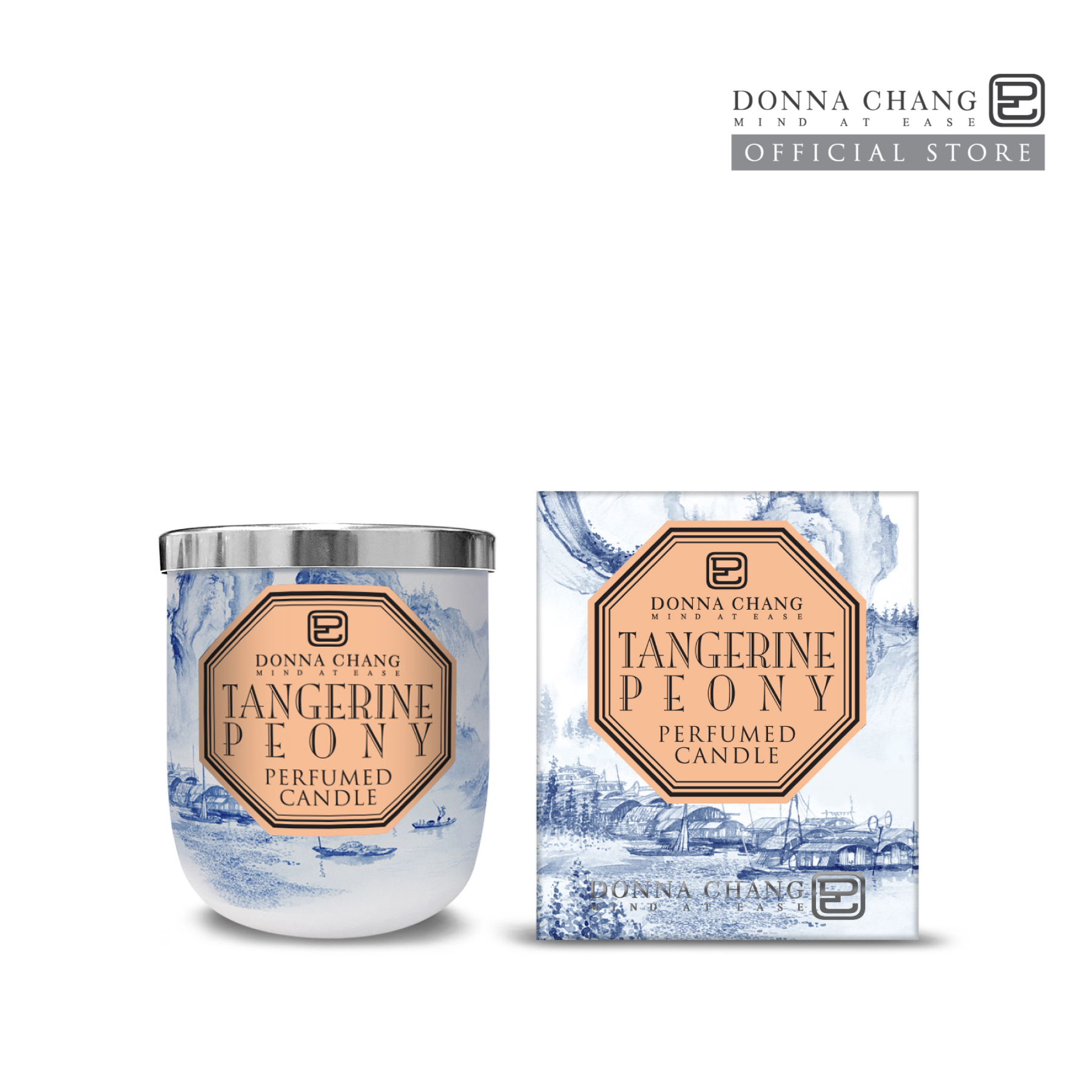 DONNA CHANG Tangerine Peony Perfumed Candle 250 g. ดอนน่า แชง เทียนหอมกระจายกลิ่น น้ำหอมปรับอากาศ น้ำหอมบ้าน เทียนแก้ว ราคา 1,319 บาท*ส่งฟรี