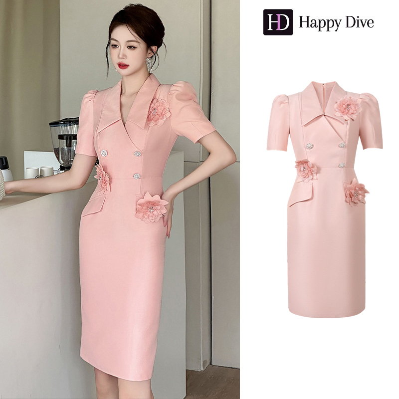 Happy Diva เดรสผู้หญิง เดรสสีชมพู เดรสสูท เดรสทำงาน เดรสไฮโซ เดรสวินเทจ เดรสออกงาน เดรสปาร์ตี้ ชุดราตรี 50900 ราคา 1,499 บาท*ส่งฟรี