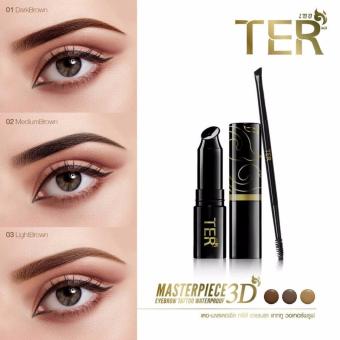โปรโมชั่นพิเศษ ☆02 Medium Brown☆ คิ้วน้ำระบบแอร์ไทต์ พร้อมแปรง2หัวTER Masterpiece3D Eyebrow Tattoo Waterproof เสนอราคา ☆02 Medium Brown☆ คิ้วน้ำระบบแอร์ไทต์ พร้อมแปรง2หัวTER Masterpiece3D Eyebrow Tattoo Waterproof